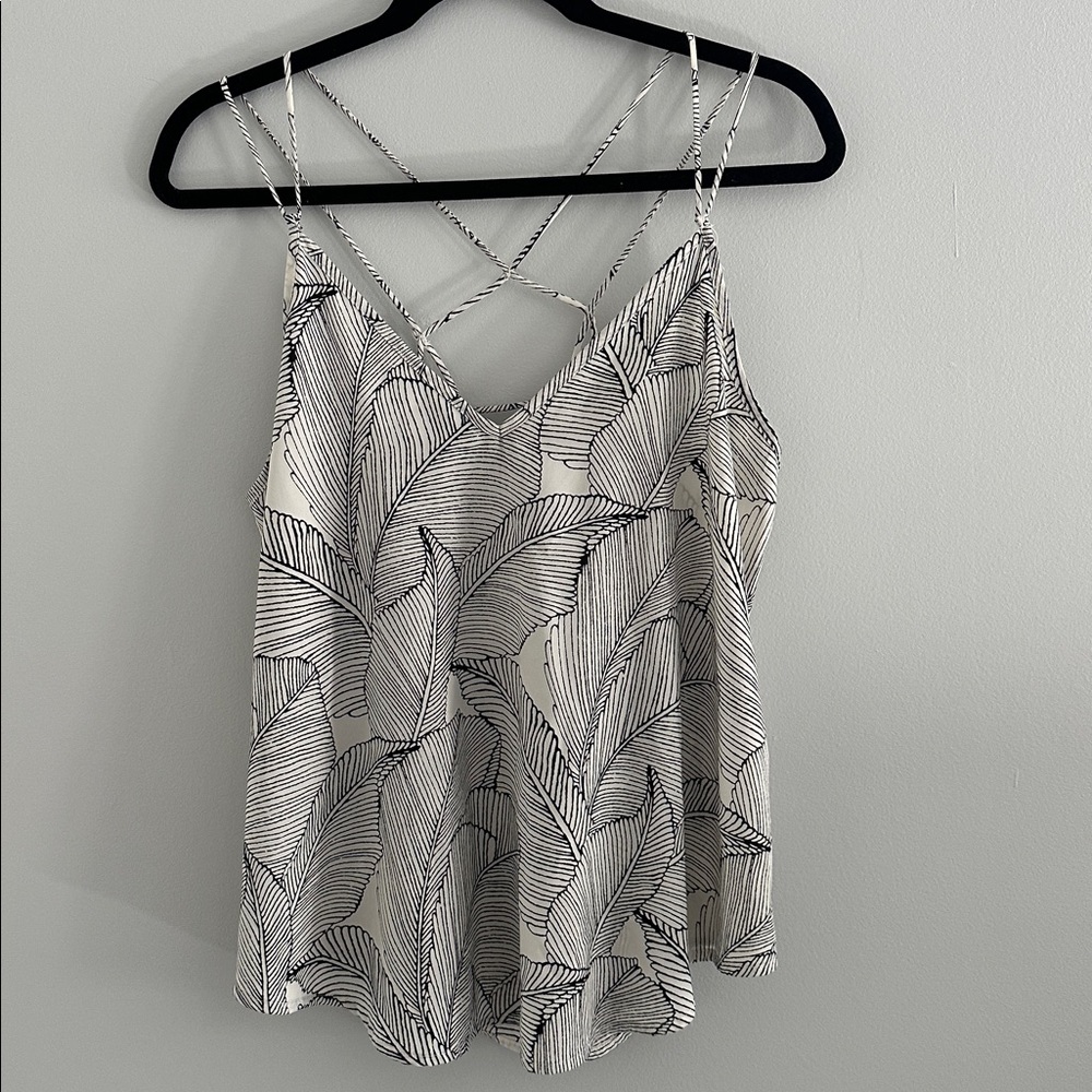 Sienna Sky Monochrome Striped Top